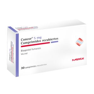 Concor 5 mg Comprimidos - Caja 30 und