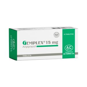 Gemplex 15 mg Tabletas - Caja 10 und