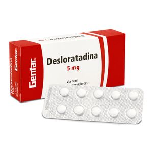 Desloratadina 5 mg GF Tabletas - Caja 10 und