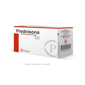 Prednisona 20 mg PT Tabletas - Blíster 10 und