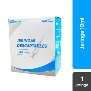 Promedical Jeringa Descartable (10 ml) por Unidad - Un Sobre 1 und