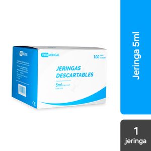 Promedical Jeringa Descartable (5 ml) por Unidad - Un Sobre 1 und