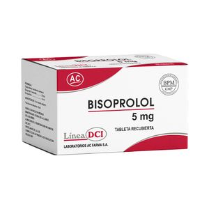 Bisoprolol 5 mg AC Tabletas - Blíster 10 und