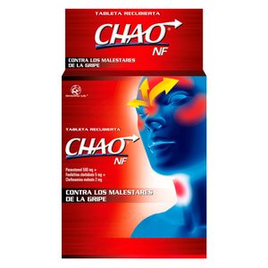 Chao NF Antigripal Tabletas - Blíster 10 und