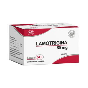 Lamotrigina 50 mg AC Tabletas - Blíster 10 und