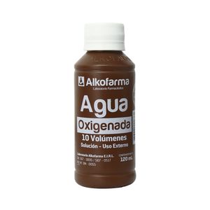 Alkofarma Agua Oxigenada 10V - Frasco 120 ml