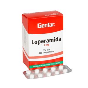 Loperamida 2 mg PT Comprimidos - Blíster 10 und