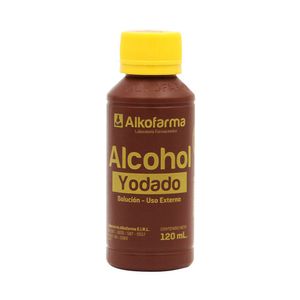 Alkofarma Alcohol Yodado - Frasco 120 ml