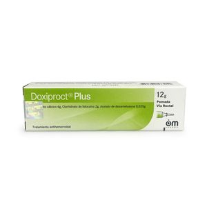 Doxiproct Plus 4 g + 2 g + 0.025 g Pomada Rectal - Tubo 12 g