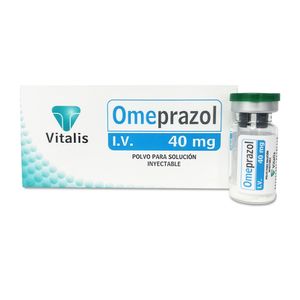 Omeprazol 40 mg VT Polvo para Solución Inyectable - Vial 1 und