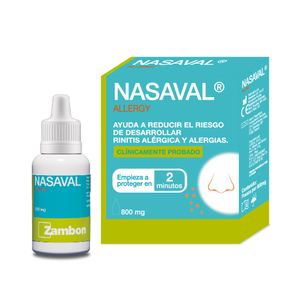 Nasaval Allergy Adultos Aerosol Nasal en Polvo 200 Dosis - Frasco 800 mg