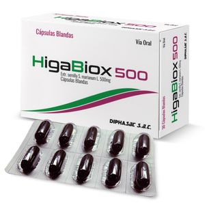 Higabiox 500 Mg Tabletas - Blíster 10 und