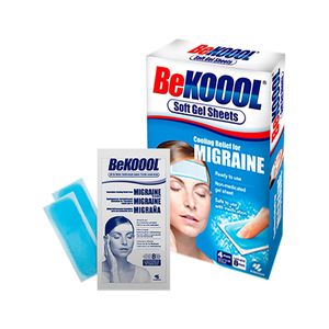 BeKoool Parches para Migraña y Fiebre - Caja 4 und