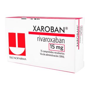 Xaroban 15 mg Comprimidos - Caja 15 und