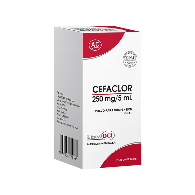 Cefaclor-250-mg-AC-Polvo-para-Suspension-Oral---Frasco-75-ml