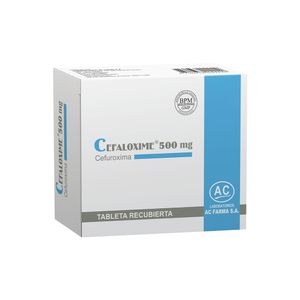 Cefaloxime 500 mg Tabletas - Caja 10 und
