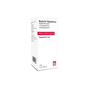 Bactrim Balsámico 800 mg + 160 mg + 250 mg/15 ml Suspensión Oral - Frasco 100 ml