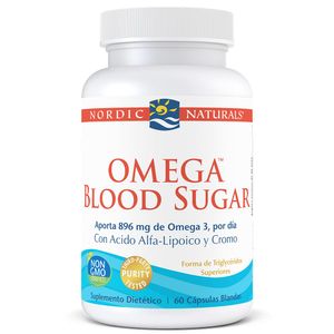 Nordic Naturals Omega Blood Sugar Cápsulas - Frasco 60 und