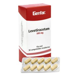 Levetiracetam 500 mg GF Comprimidos - Caja 30 und