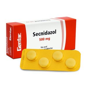 Secnidazol 500 mg GF Tabletas - Caja 4 und