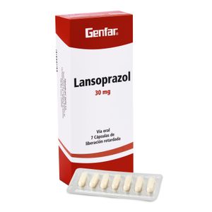 Lansoprazol 30 mg GF Cápsulas - Caja 7 und