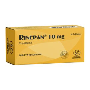 Rinepan 10 mg Tabletas - Caja 10 und