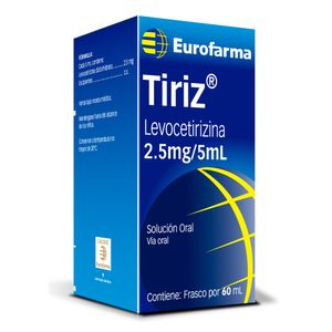 Tiriz 2.5 mg Solución Oral - Frasco 60 ml