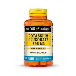 Mason Gluconato de Potasio 595 mg Tabletas - Frasco 100 und