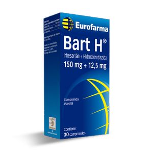 Bart H 150 mg + 12.5 mg Comprimidos - Caja 30 und