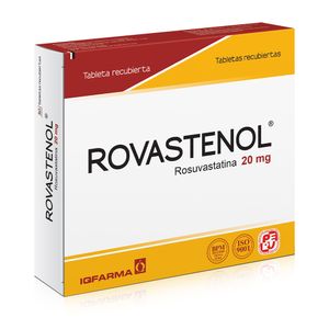 Rovastenol 20 mg Tabletas - Caja 30 und
