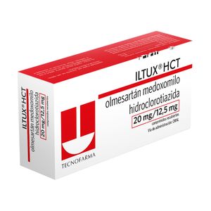 Iltux HCT 20 mg + 12.5 mg Comprimidos - Blíster 7 und