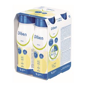 Diben Drink Sabor Vainilla - Pack 4 und (200 ml c/u)