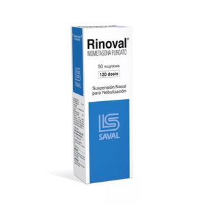 Rinoval 50 mcg Suspensión Nasal para Nebulización - Frasco 120 dss