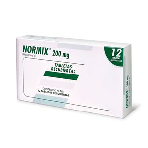 Normix 200 mg Tabletas - Caja 12 und