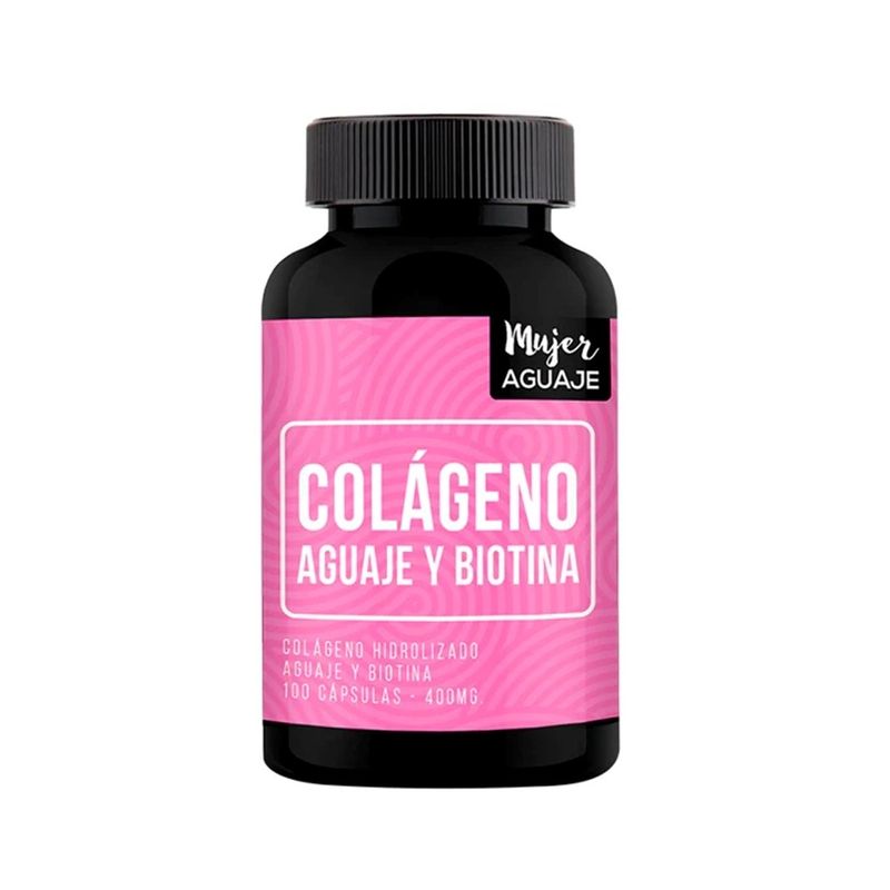 Mujer-Colageno-Aguaje---Biotina-Capsulas---Frasco-100-und