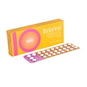 Belarina 2 mg + 0.02 mg Tabletas - Caja 28 und