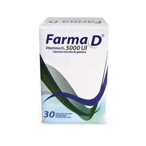 Farma D 5000 ui Cápsulas - Frasco 30 und