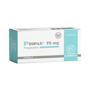 Pripax 75 mg Cápsulas - Caja 10 und