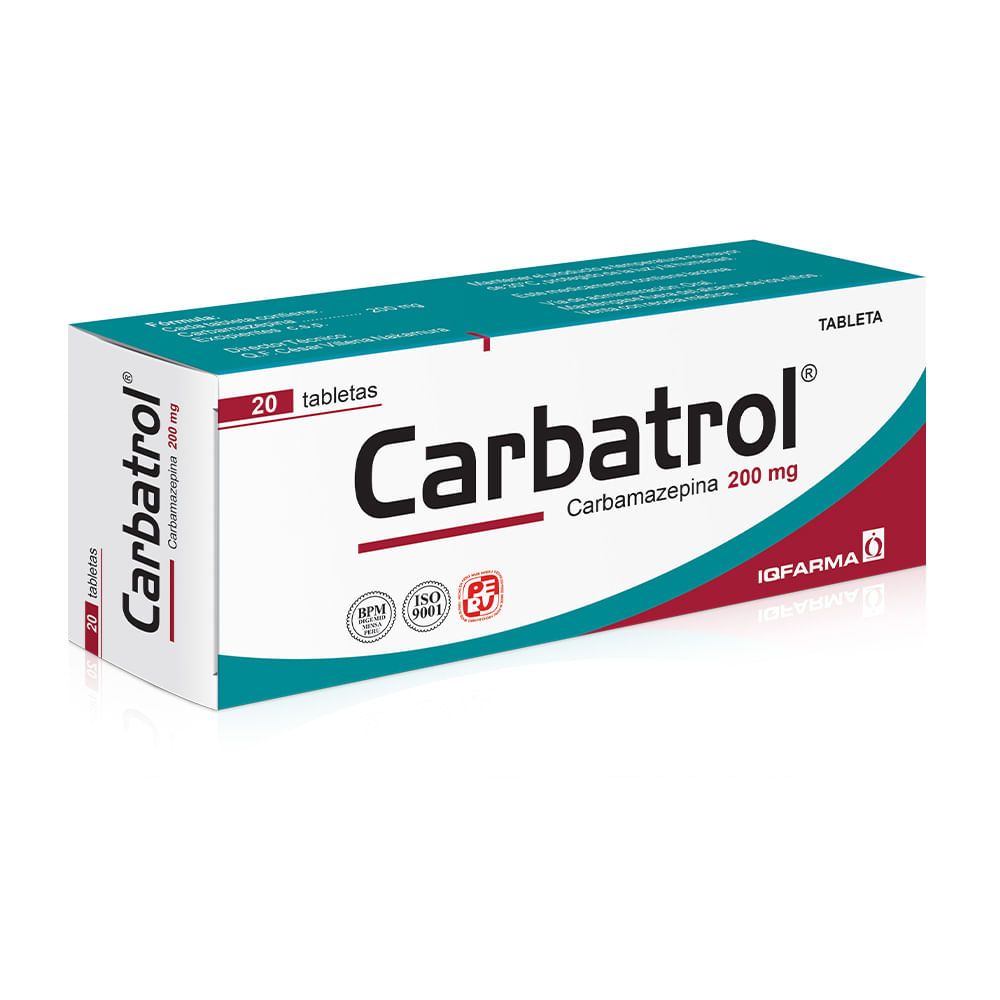 Carbatrol 200 mg Tabletas 20 und