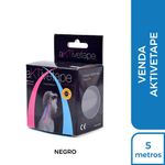 Aktivetape-Venda-Kinesiologica-Color-Negro-Rollo--5-cm-x-5-m----Caja-1-und