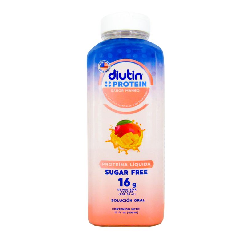 Diutin-Protein-Sabor-Mango---Frasco-450-ml