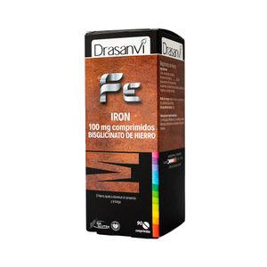 Drasanvi Bisglicinato de Hierro 100 mg Comprimidos - Frasco 90 und