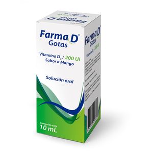 Farma D Gotas 200 ui Solución Oral - Frasco 10 ml