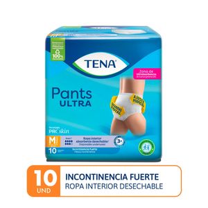 Tena Pants Ultra Ropa Interior Desechable Adultos Talla M - Bolsa 10 und