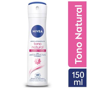 Nivea Tono Natural Classic Aerosol Antitranspirante - Frasco 150 ml