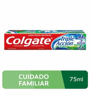 Colgate Triple Acción Crema Dental - Tubo 75 ml