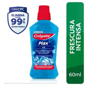 Colgate Plax Ice Enjuague Bucal - Frasco 60 ml