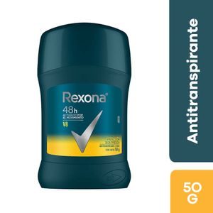 Rexona Men V8 Antitranspirante en Barra - Frasco 50 g