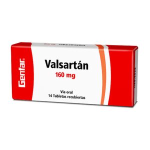 Valsartan 160 mg GF Tabletas - Caja 14 und