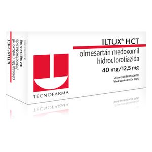 Iltux HCT 40 mg + 12.5 mg Comprimidos - Caja 28 und